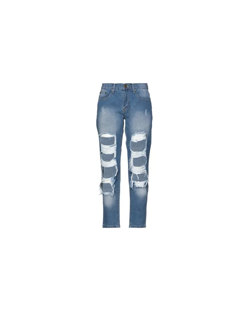 Reverse HOSEN & RÖCKE - Jeanshosenauf YOOX.COM Blau