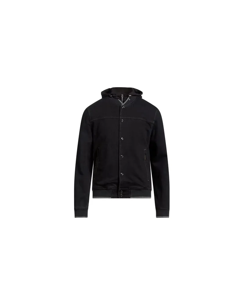 MOORER JACKEN & MÄNTEL - Jeansjacken/Mäntelauf YOOX.COM Schwarz