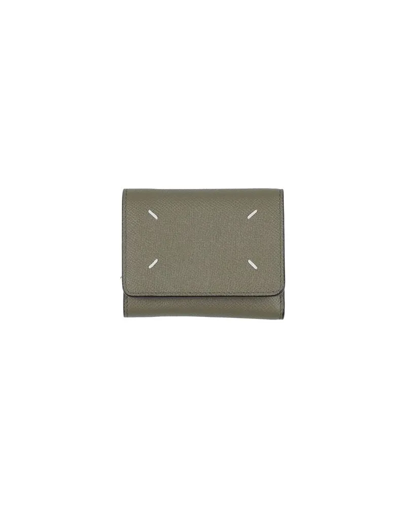 Maison Margiela Kleinlederwaren - Brieftaschenauf YOOX.COM Militärgrün