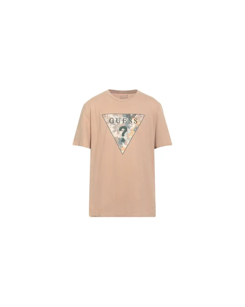 Guess TOPS - T-shirtsauf YOOX.COM Beige