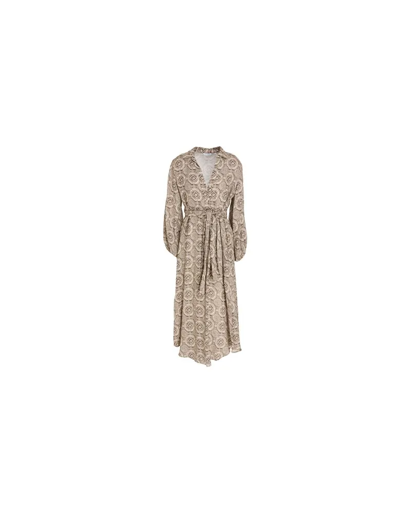 Caliban KLEIDER - Midi-Kleiderauf YOOX.COM Khaki