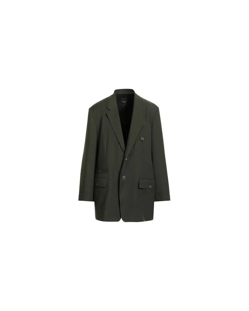 Y-3 ANZÜGE und CO-ORDS - Blazersauf YOOX.COM Militärgrün