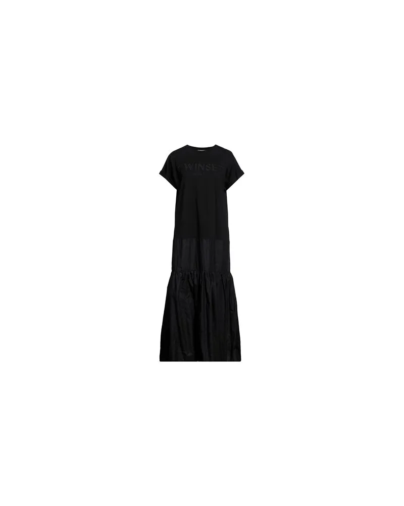 Twin-Set KLEIDER - Maxi-Kleiderauf YOOX.COM Schwarz