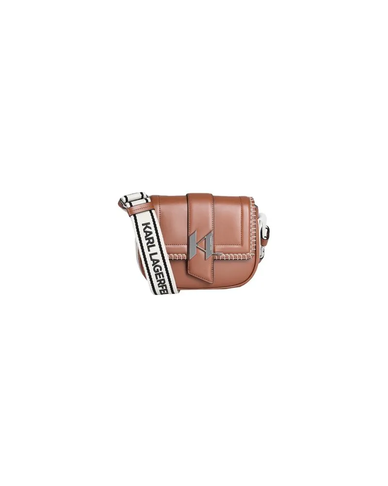 Karl Lagerfeld K/SADDLE WHIPSTITCH SM BAG - TASCHEN - Umhängetascheauf YOOX.COM Lederfarben