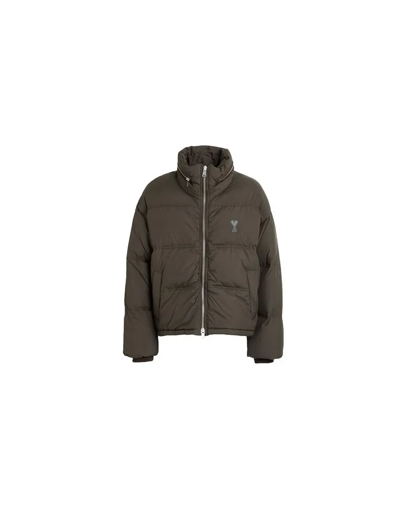 AMI Paris JACKEN & MÄNTEL - Pufferjacken & Daunenjackenauf YOOX.COM Dunkelbraun
