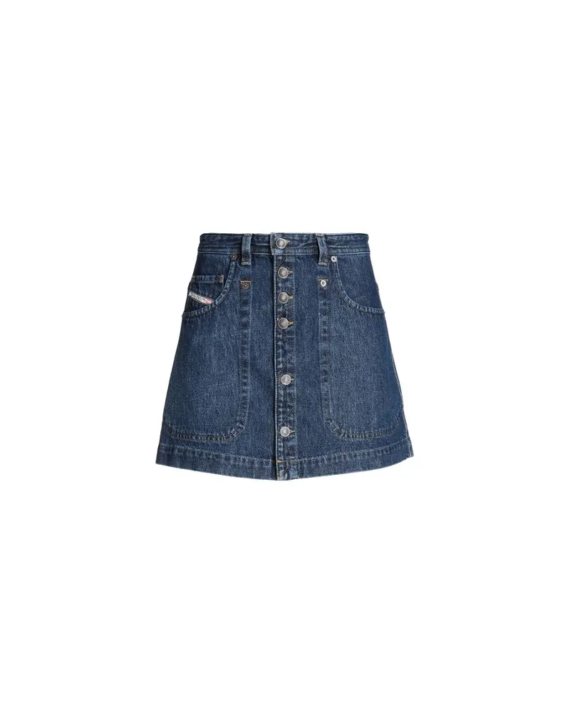 Diesel DE-ALBUS A-LINE SKIRT  - HOSEN & RÖCKE - Jeansröckeauf YOOX.COM Blau
