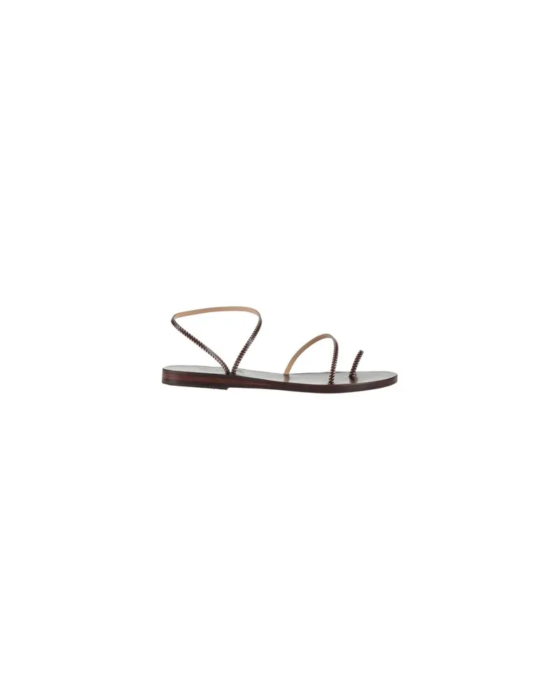 Ancient Greek Sandals SCHUHE - Zehentrennerauf YOOX.COM Braun