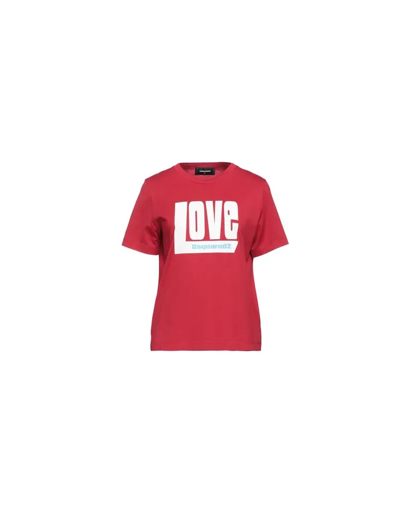 Dsquared2 TOPS - T-shirtsauf YOOX.COM Rot