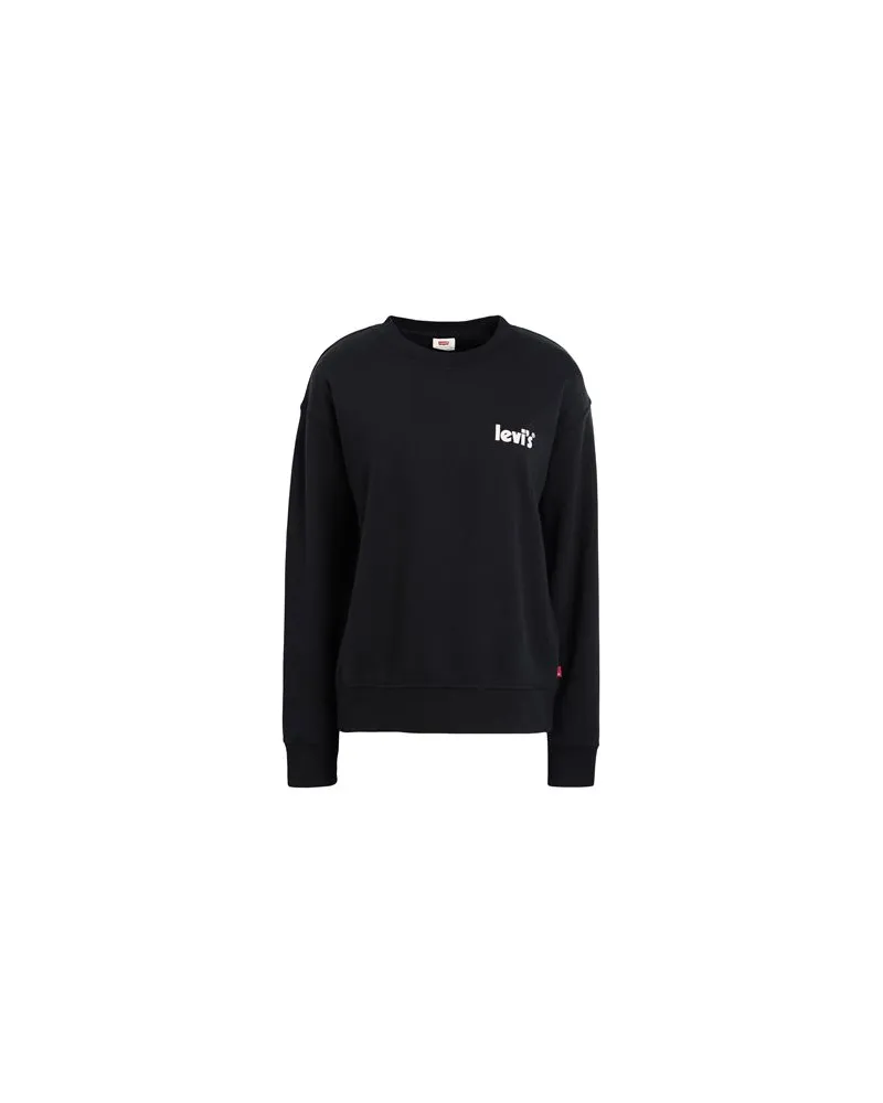 Levi's CREWNECK GRAPHICS    - TOPS - Sweatshirtsauf YOOX.COM Schwarz