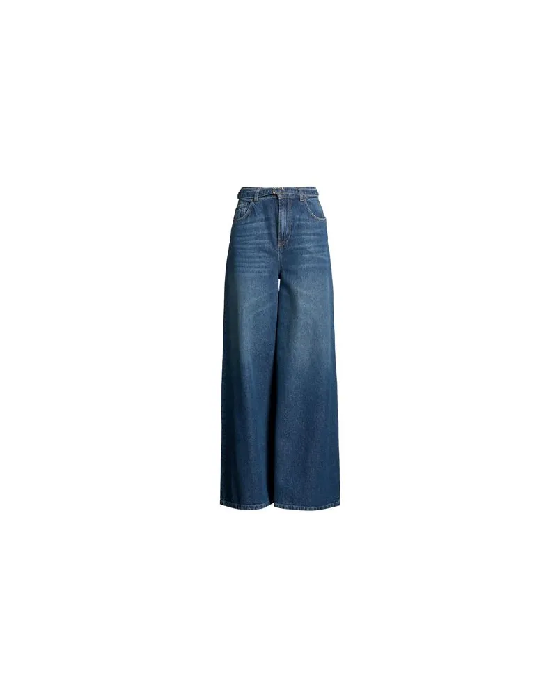 Twin-Set HOSEN & RÖCKE - Jeanshosenauf YOOX.COM Blau