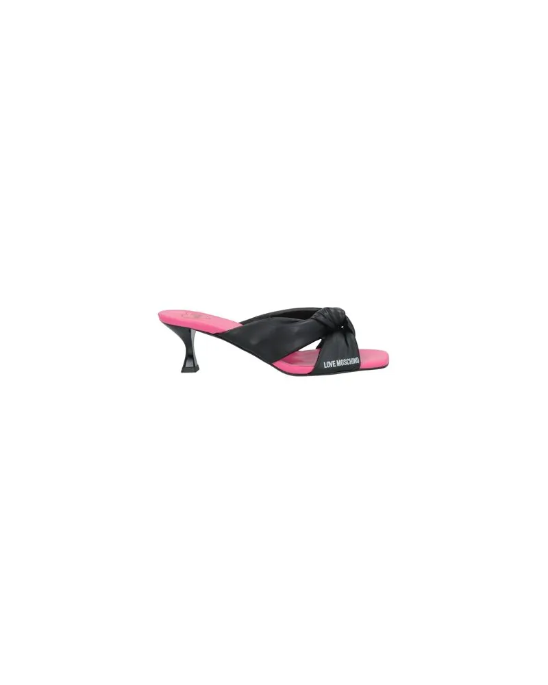 Moschino SCHUHE - Sandalenauf YOOX.COM Schwarz