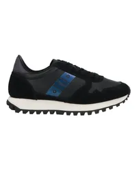 Blauer Sneakers Schwarz