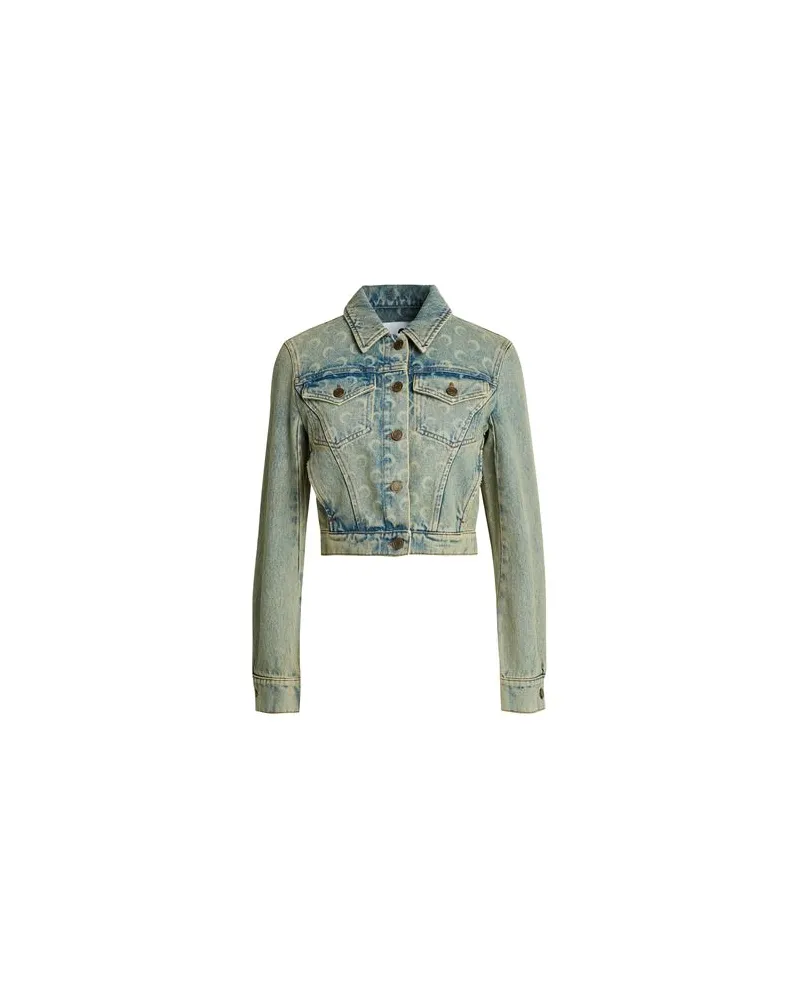 Marine Serre JACKEN & MÄNTEL - Jeansjacken/Mäntelauf YOOX.COM Blau
