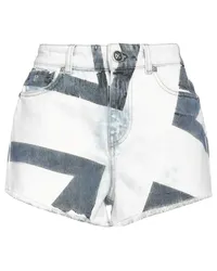 John Richmond Jeansshorts Blau