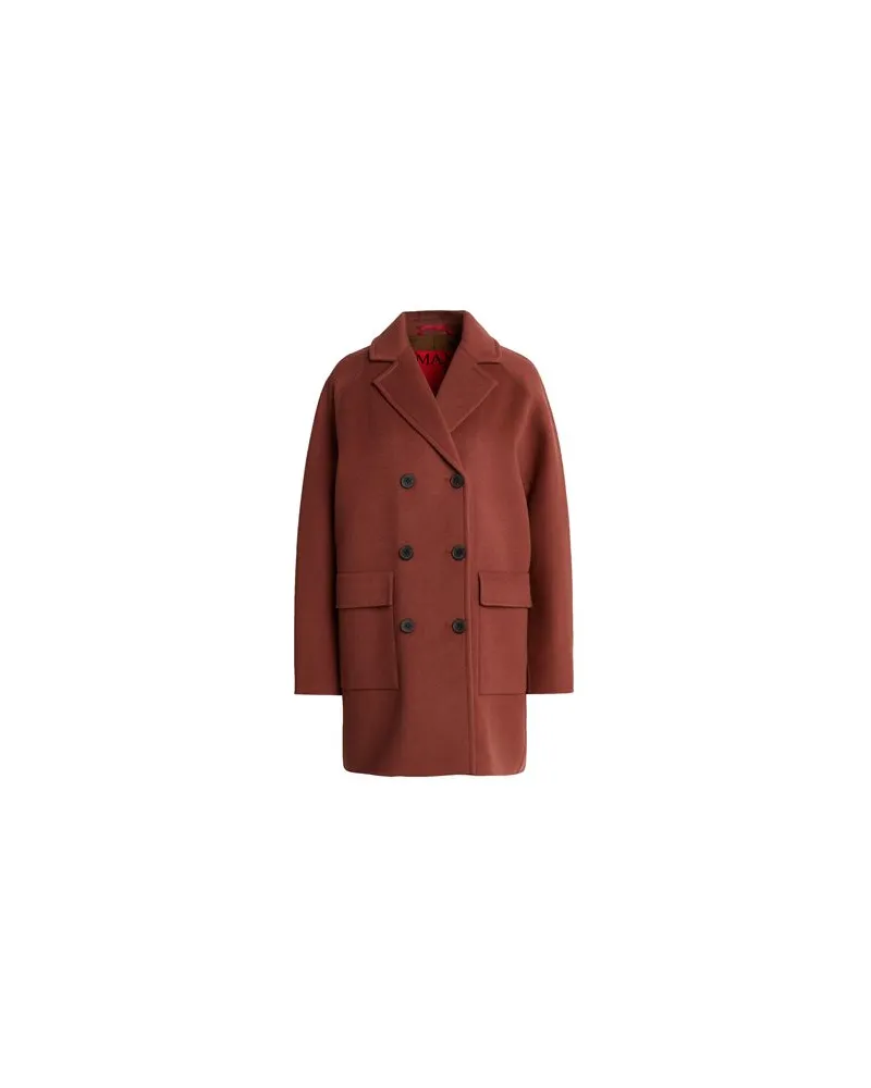 MAX&Co. JACKEN & MÄNTEL - Mäntelauf YOOX.COM Rostrot