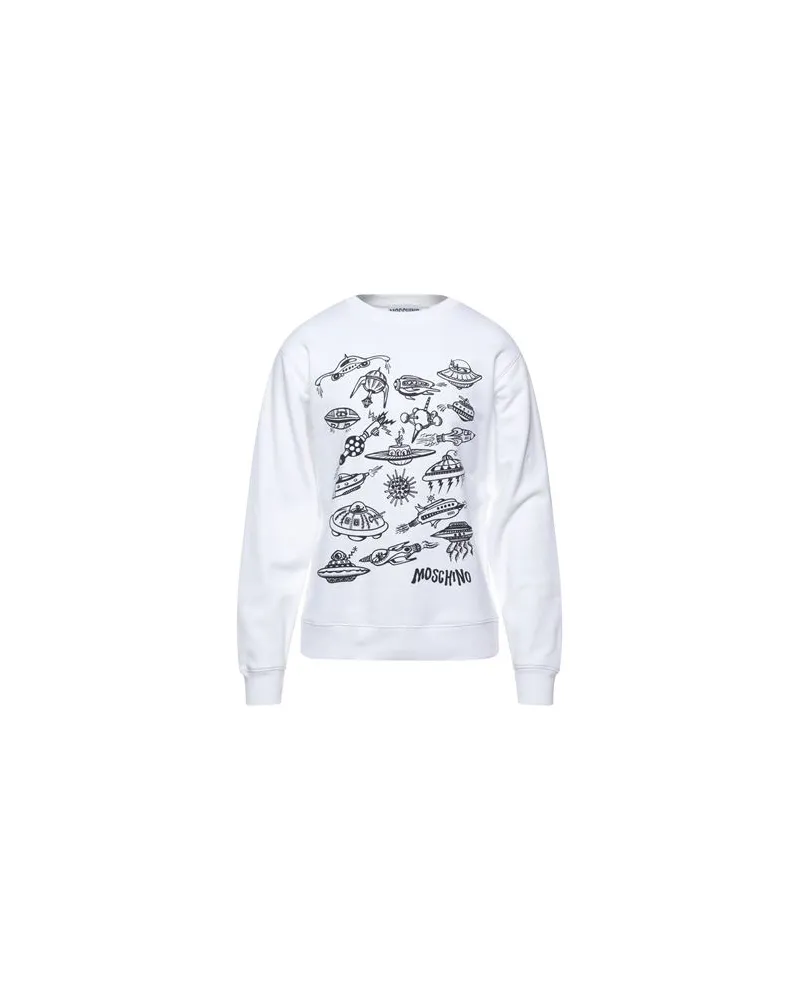 Moschino TOPS - Sweatshirtsauf YOOX.COM Weiß
