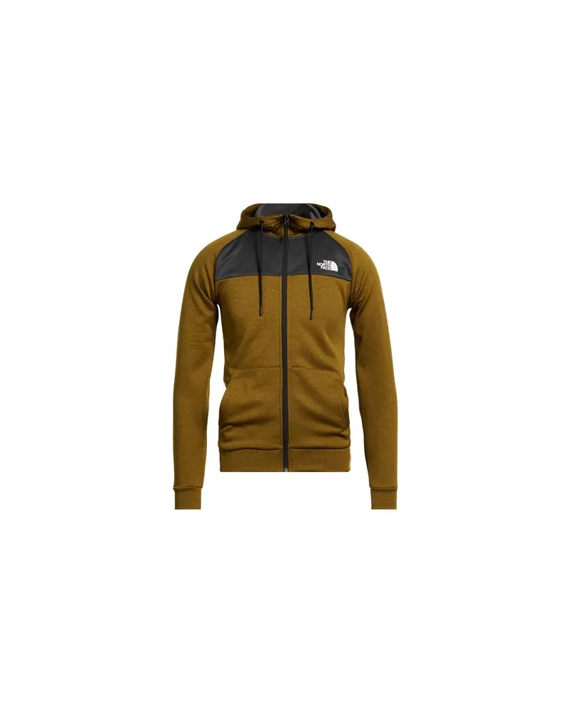 The North Face M REAXION FLEECE F/Z HOODIE  - TOPS - Sweatshirtsauf YOOX.COM Khaki