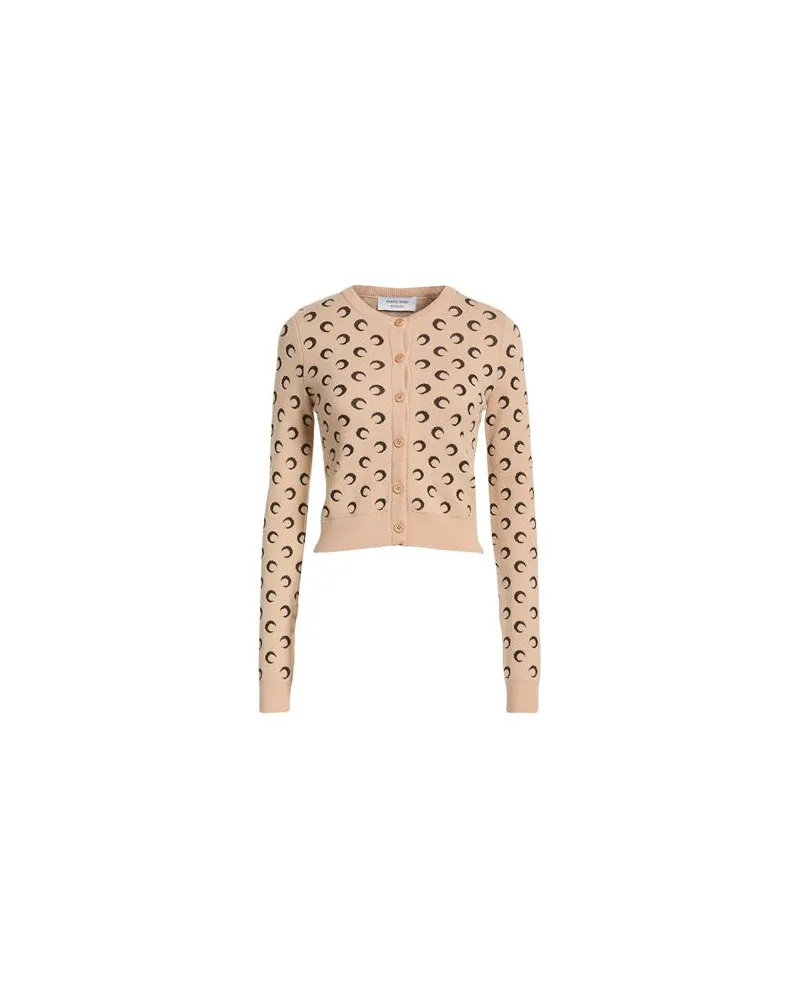 Marine Serre STRICKWAREN - Strickjackenauf YOOX.COM Sand