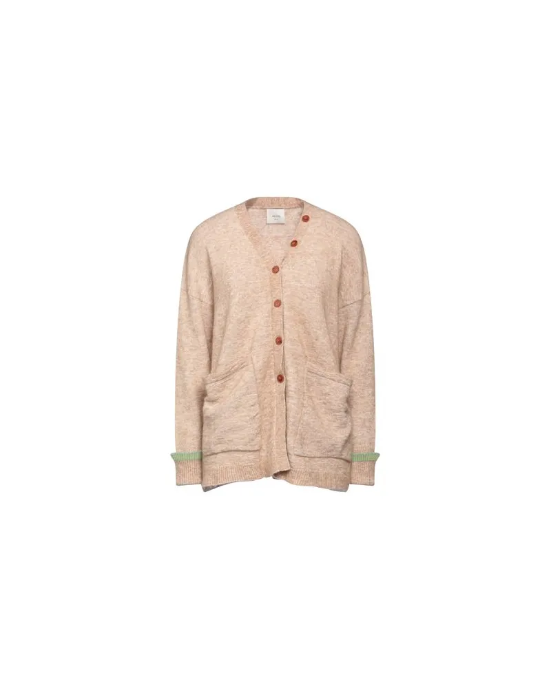 ALYSI STRICKWAREN - Strickjackenauf YOOX.COM Beige