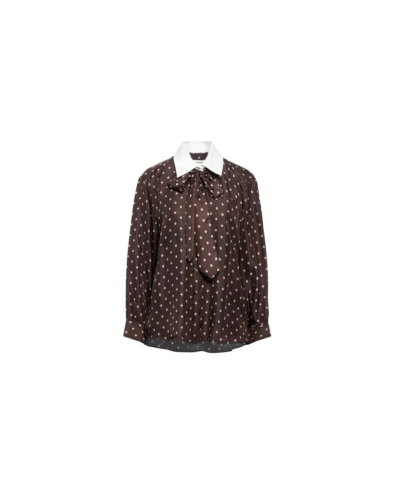 Sandro TOPS - Hemdenauf YOOX.COM Dunkelbraun