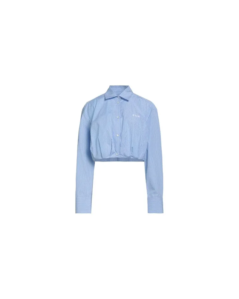 MSGM TOPS - Hemdenauf YOOX.COM Himmelblau