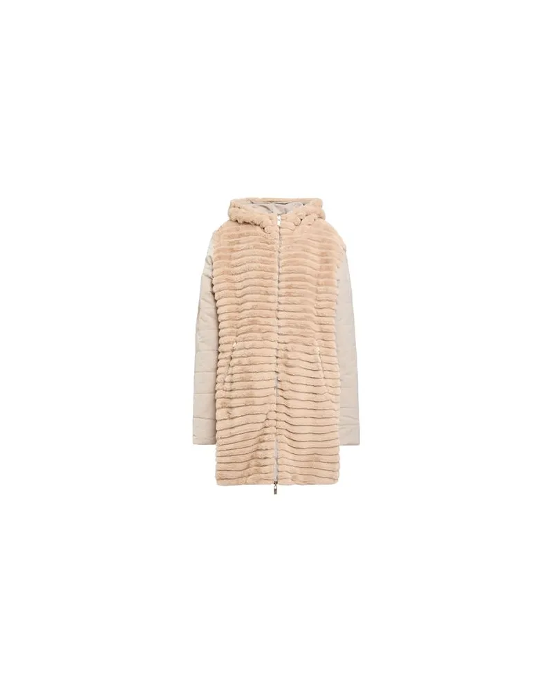 Ciesse Piumini JACKEN & MÄNTEL - Shearling- & Kunstfellauf YOOX.COM Beige