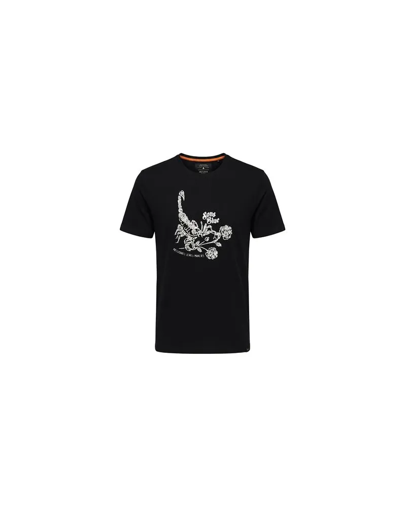 Only & Sons TOPS - T-shirtsauf YOOX.COM Schwarz