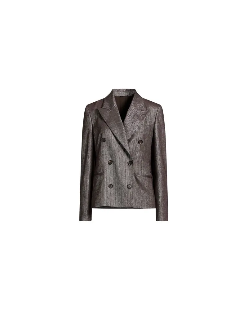 Brunello Cucinelli ANZÜGE und CO-ORDS - Blazersauf YOOX.COM Dunkelbraun