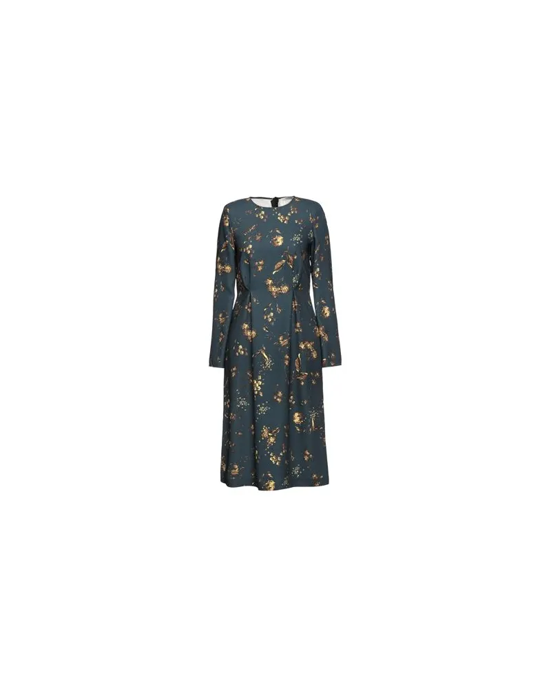 ODEEH KLEIDER - Midi-Kleiderauf YOOX.COM Nachtblau