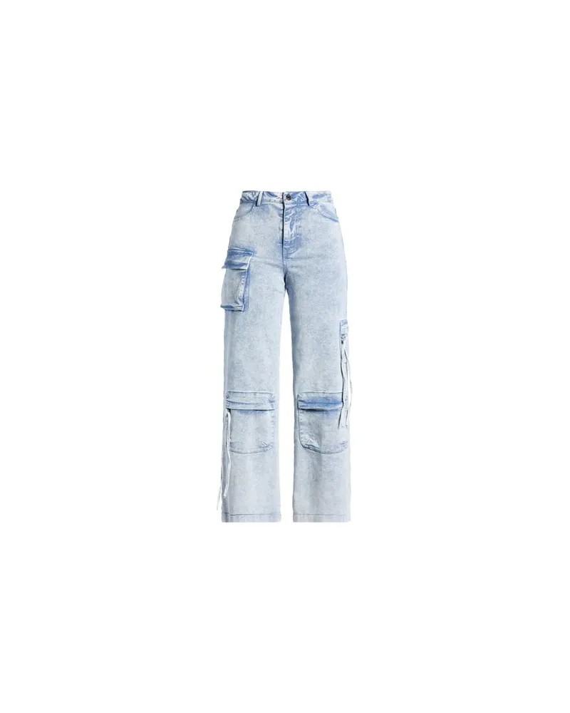 Soallure HOSEN & RÖCKE - Jeanshosenauf YOOX.COM Blau