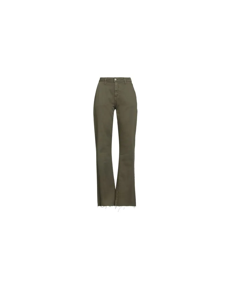 HAVEONE HOSEN & RÖCKE - Hosenauf YOOX.COM Militärgrün