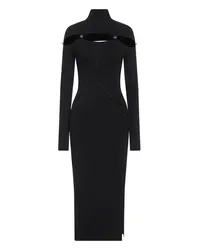 Versace Jeans Midi-Kleid Schwarz