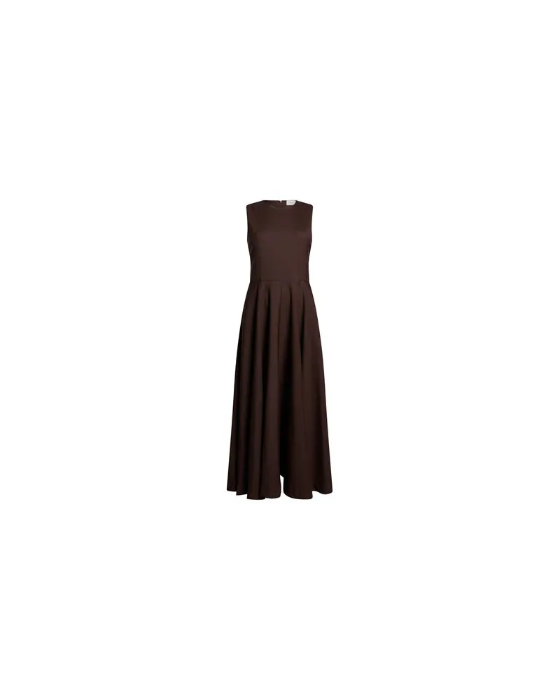 Officine Generale KLEIDER - Maxi-Kleiderauf YOOX.COM Dunkelbraun