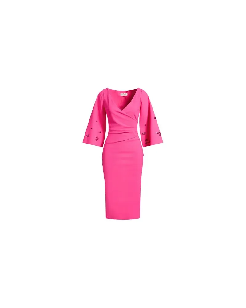 Chiara Boni KLEIDER - Midi-Kleiderauf YOOX.COM Fuchsia