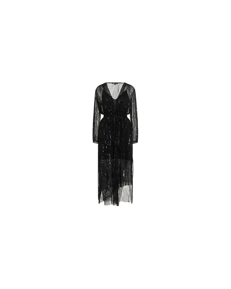 Maje KLEIDER - Midi-Kleiderauf YOOX.COM Schwarz