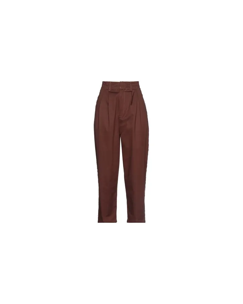 Haikure HOSEN & RÖCKE - Hosenauf YOOX.COM Braun
