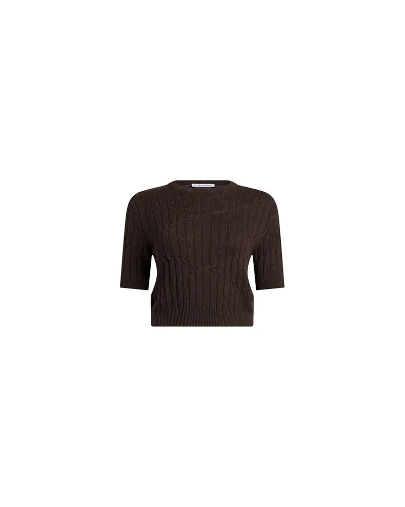 Caractère STRICKWAREN - Pulloverauf YOOX.COM Dunkelbraun