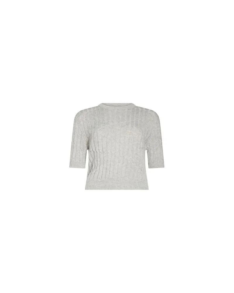Caractère STRICKWAREN - Pulloverauf YOOX.COM Hellgrau