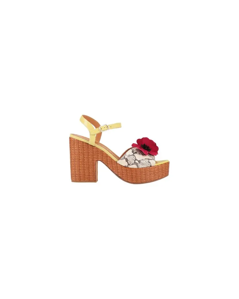 Chie Mihara SCHUHE - Sandalenauf YOOX.COM Pastellgelb