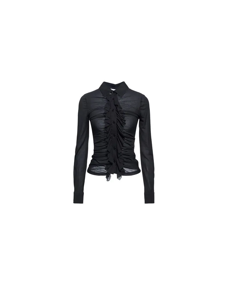 MSGM TOPS - Hemdenauf YOOX.COM Schwarz