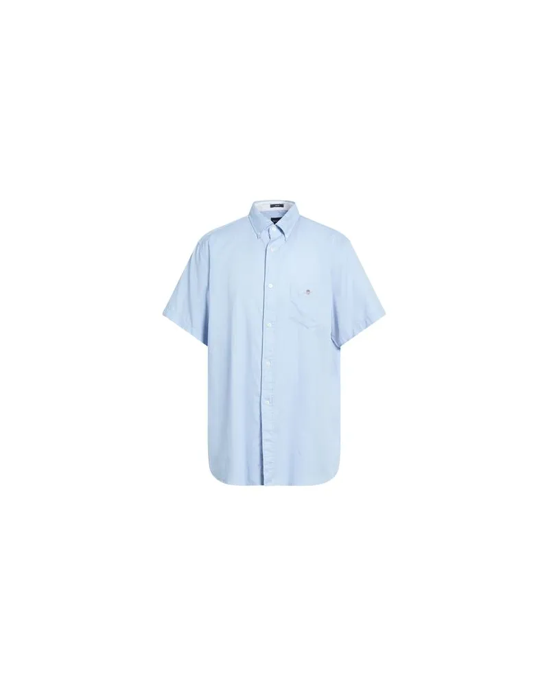 Gant TOPS - Hemdenauf YOOX.COM Hellblau