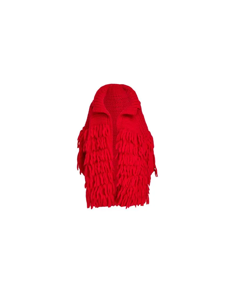 Yohji Yamamoto STRICKWAREN - Strickjackenauf YOOX.COM Rot