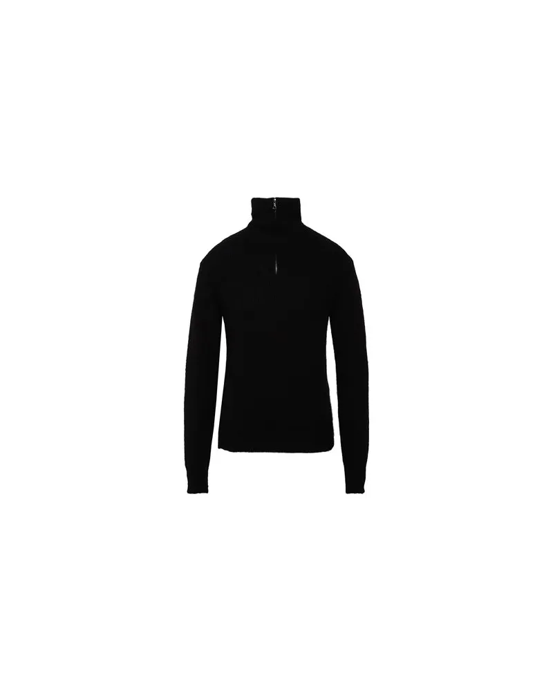 Officine Generale STRICKWAREN - Rollkragenpulloverauf YOOX.COM Schwarz