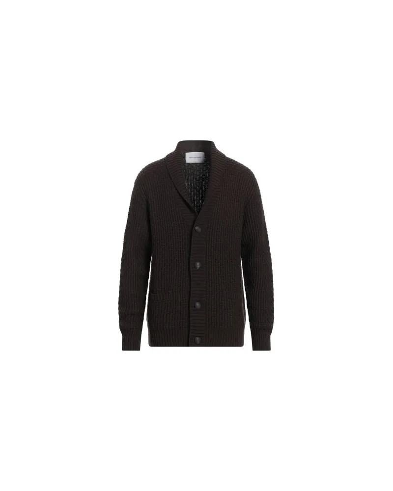 Tagliatore STRICKWAREN - Strickjackenauf YOOX.COM Dunkelbraun