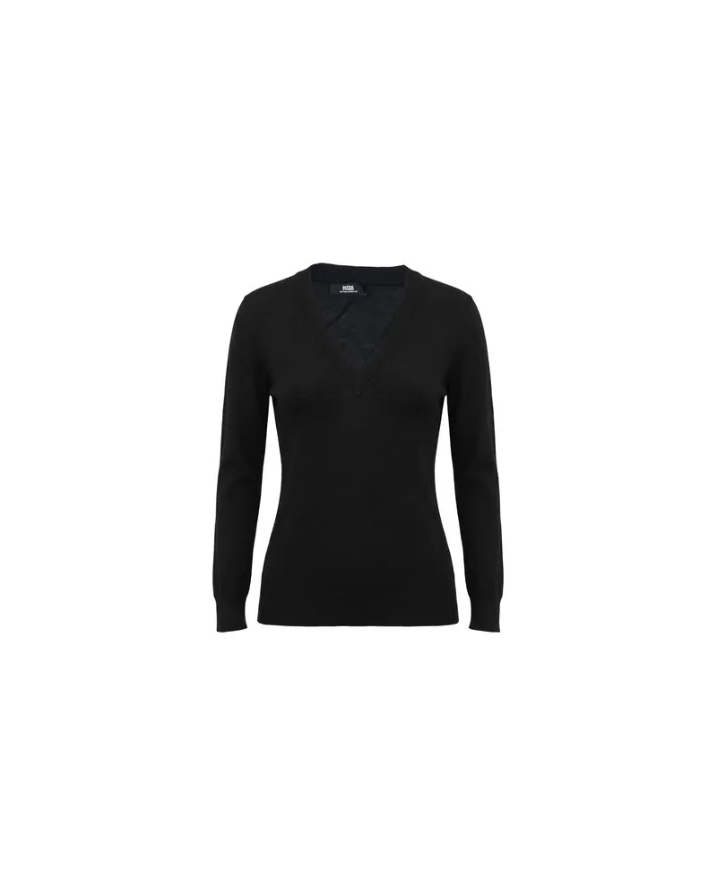 Alpha Studio STRICKWAREN - Pulloverauf YOOX.COM Schwarz