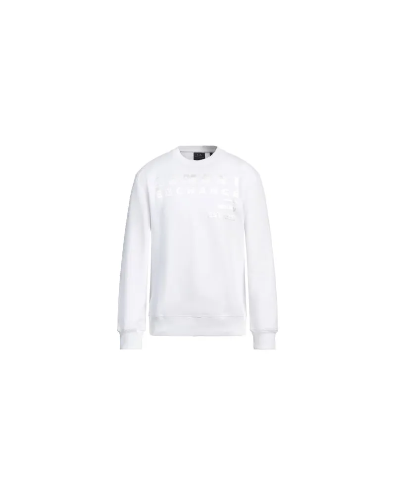 Armani Exchange TOPS - Sweatshirtsauf YOOX.COM Weiß