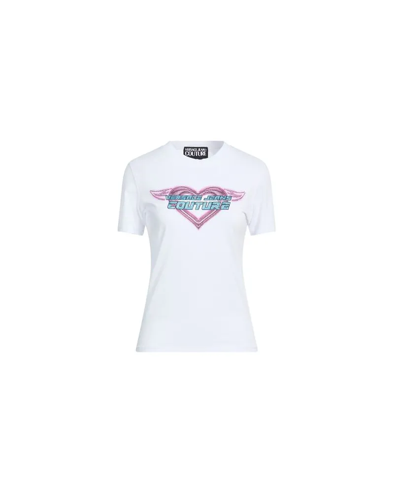 Versace Jeans TOPS - T-shirtsauf YOOX.COM Weiß