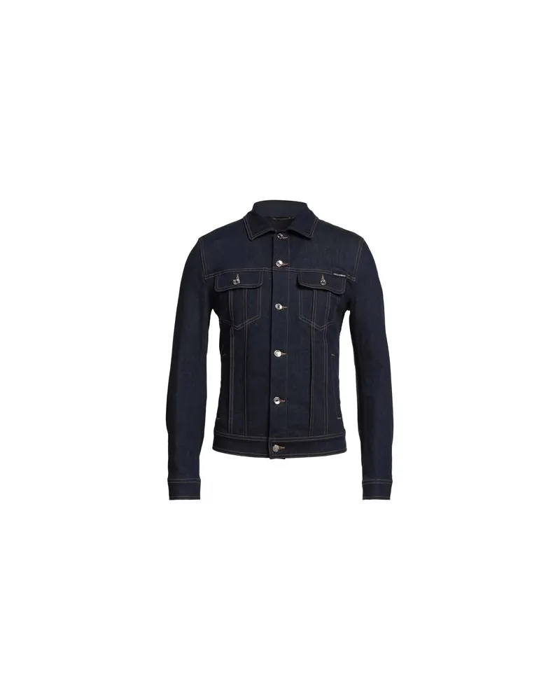 Dolce & Gabbana JACKEN & MÄNTEL - Jeansjacken/Mäntelauf YOOX.COM Blau