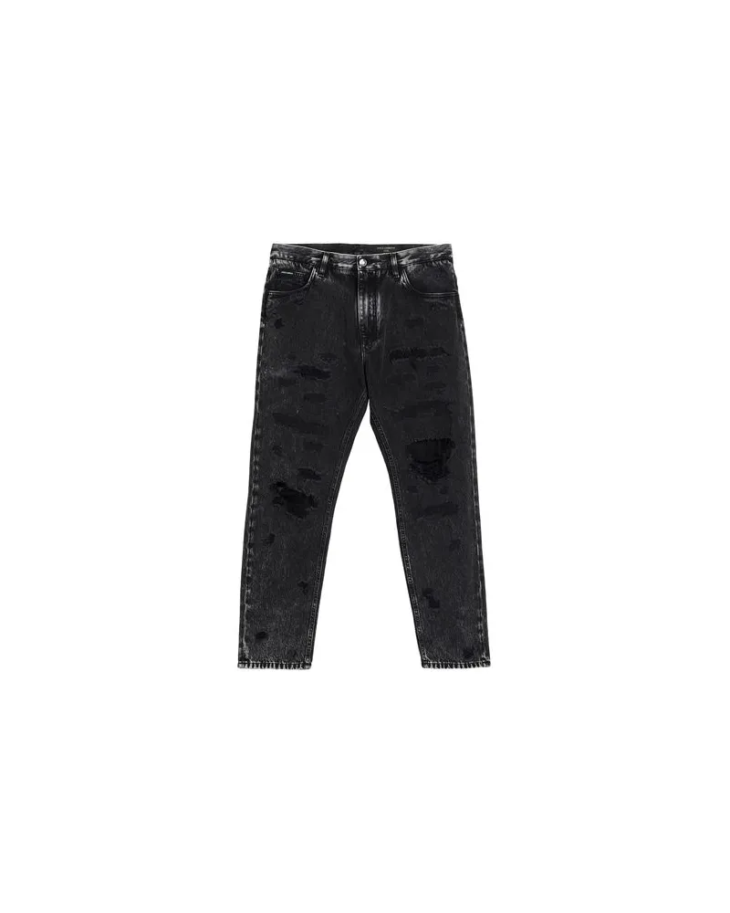 Dolce & Gabbana HOSEN & RÖCKE - Jeanshosenauf YOOX.COM Schwarz