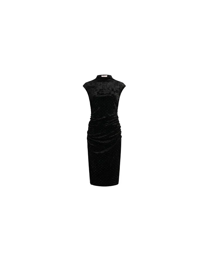 KONTATTO KLEIDER - Midi-Kleiderauf YOOX.COM Schwarz
